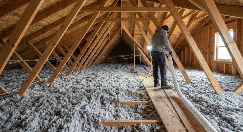 Blown Insulation Installation in Longmont, CO